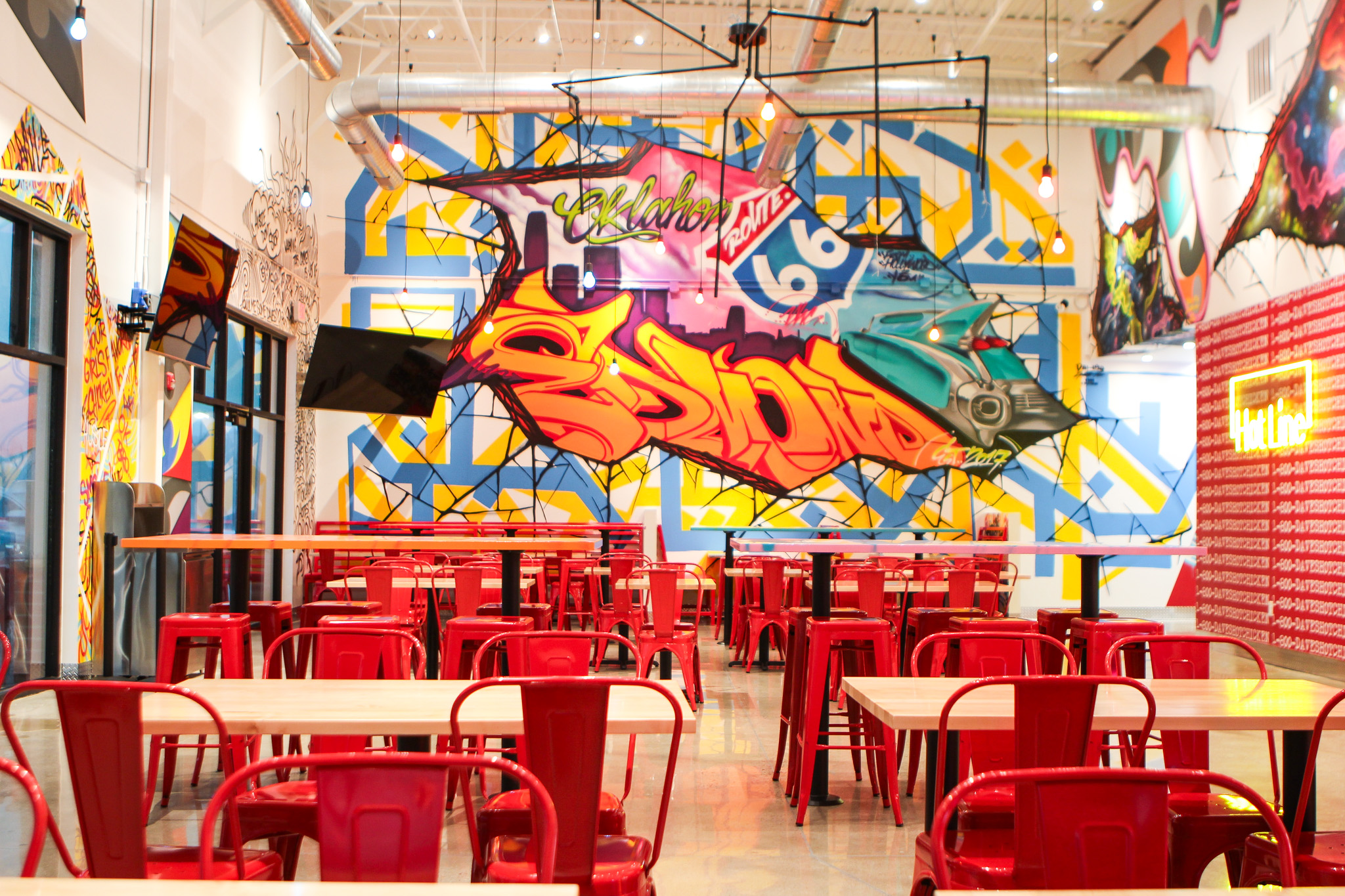 Interior image of Dave's Hot Chicken in Edmond, OK