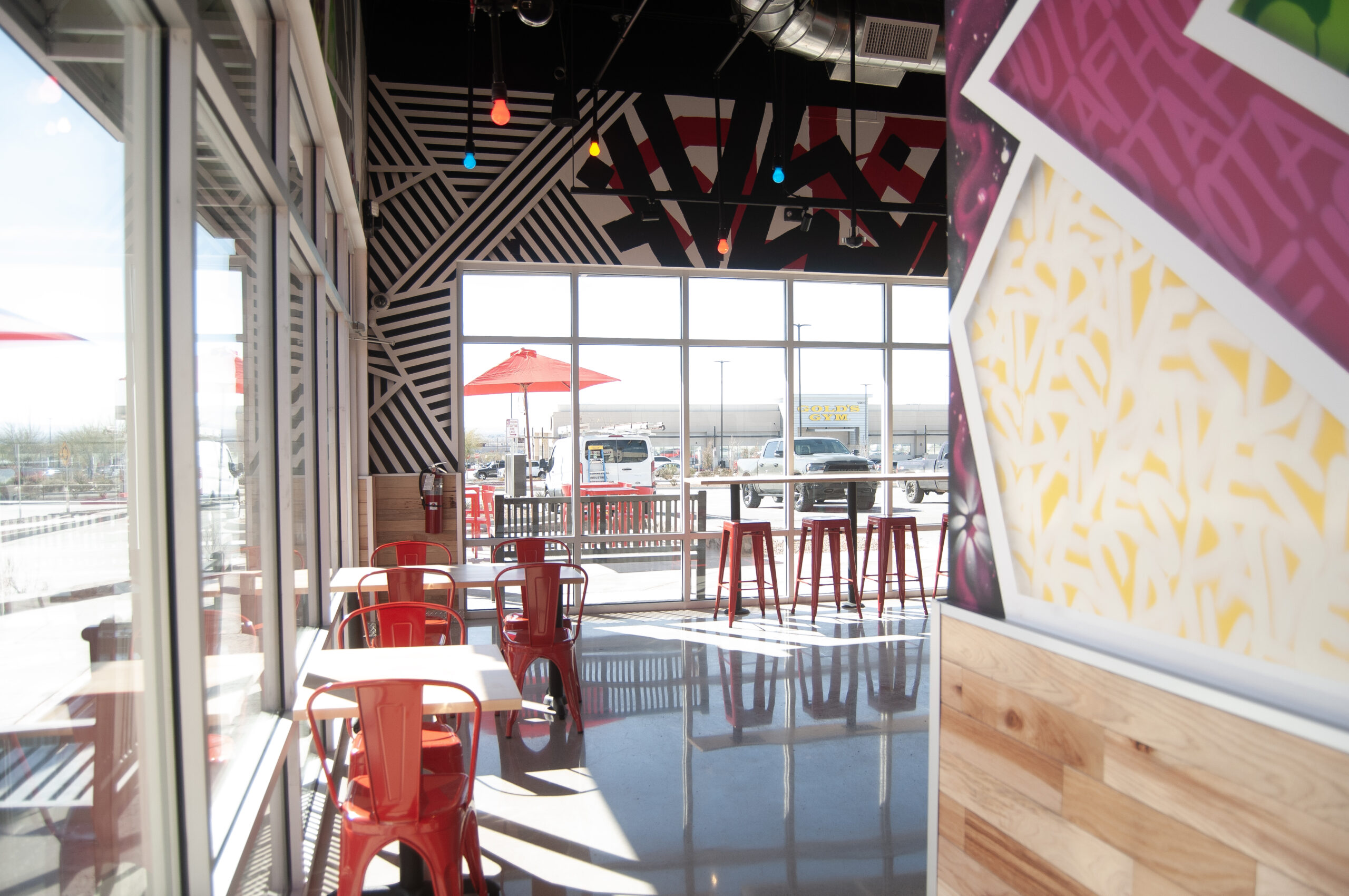 Interior image of Dave's Hot Chicken in El Paso TX