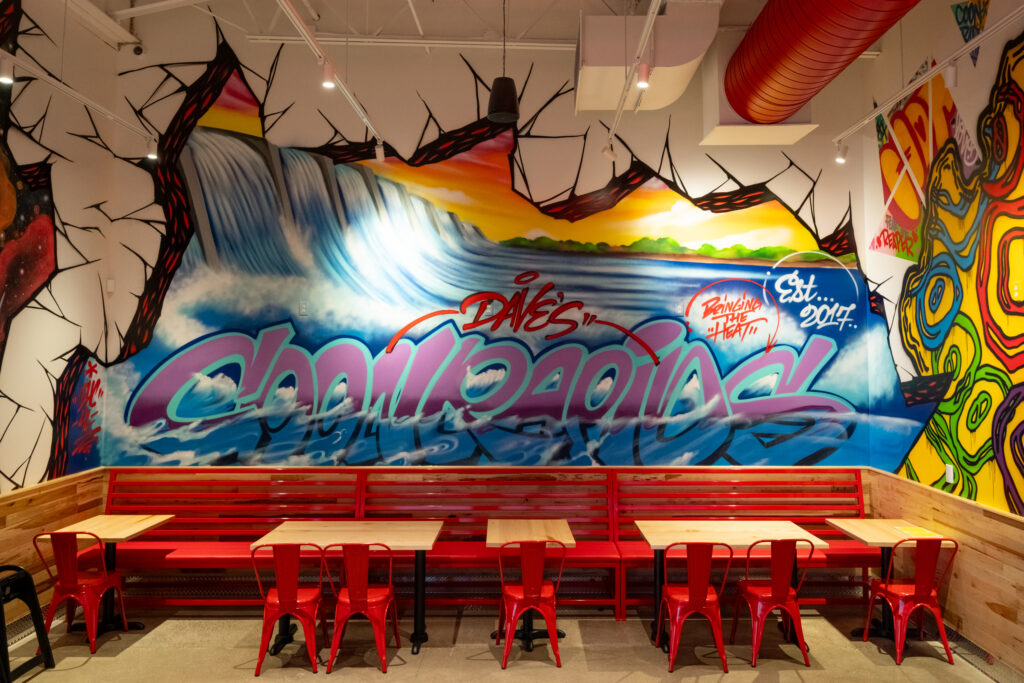 Interior image of Dave's Hot Chicken in Coon Rapids, MN